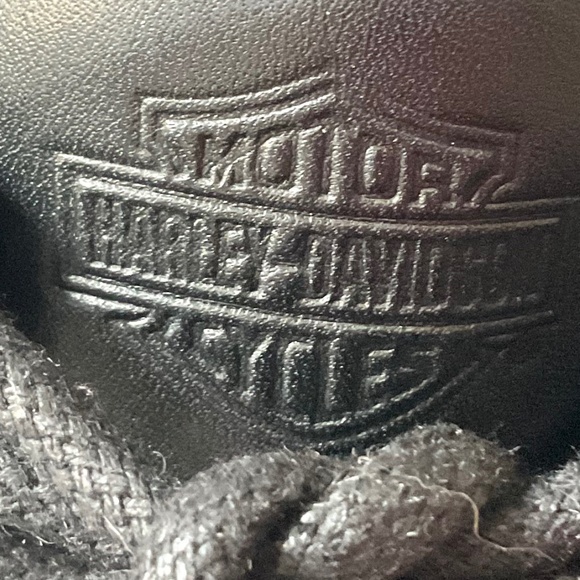 HARLEY DAVIDSON Chunky Lug Sole Grunge, Goth core Combat Moto Witchy Boots Sz 6 - Picture 7 of 15